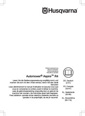 Husqvarna AUTOMOWER ASPIRE R4 Gebruiksaanwijzing