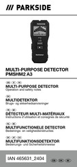 Parkside PMSHM2 A3 Bedienings- En Veiligheidsinstructies